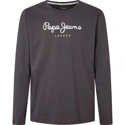 Imagen de Pepe Jeans Eggo Long N, Camiseta para Hombre, Negro (Washed Black), S