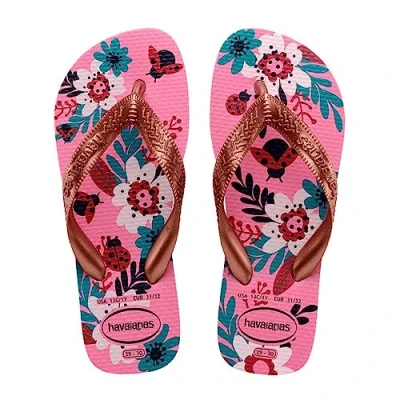 Imagen de Havaianas Kids Flores, Sandalias Niñas, Pink Lemonade, 23/24