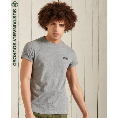 Imagen de Superdry Vintage TEE Camiseta básica, Hombre, Talla: XS, Grey marl