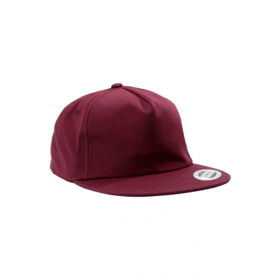 Imagen de Flexfit Unstructured 5PANEL Snapback Gorra, Talla: One Size, Maroon