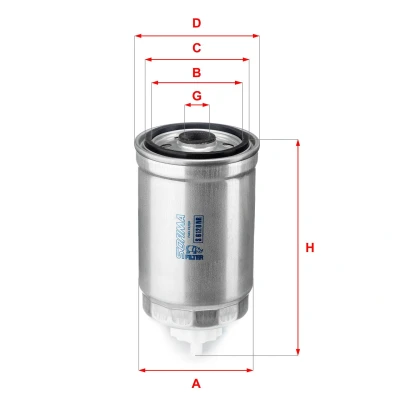 Imagen de Filtro de combustible SOFIMA S6120NR