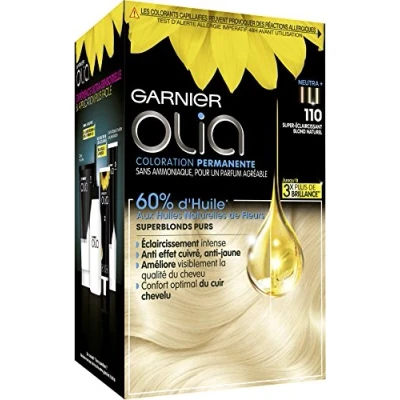 Imagen de Garnier Olia Colorear Rubio sin amoníaco Maxi D+++ Paquete de 2