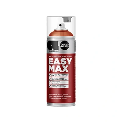 Imagen de CL COSMOS LAC SPRAY EASY MAX ACRYLIC SATINADO RAL 400 ML 2010 Naranja señales 831