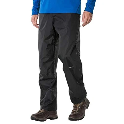 Imagen de Berghaus Regenhose Standard Leg Deluge Pants Pantalones para Caminar, Uomo, Negro, XS Regular (31 Inches)