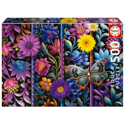 Imagen de Educa Badda Bloom Puzzle de 500 Piezas para Adultos. Medidas: 48 x 34 cm. Incluye Cola Fix Puzzle. A Partir 11 años (19909)