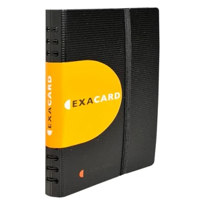 Imagen de Exacompta 75034E Porta tarjetas de visita, color negro