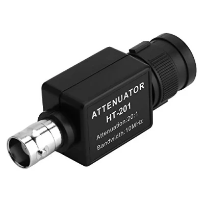 Imagen de Atenuador Pasivo, Atenuación de Señal HT201 para Osciloscopio 20: 1 Conmutable Ancho Banda 10 MHz