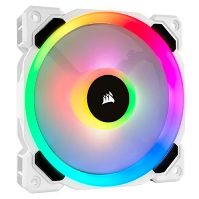 Imagen de Corsair LL120 RGB Ventilador (LED 120 mm, PWM White High Airflow) blanco (CO 9050091 WW)