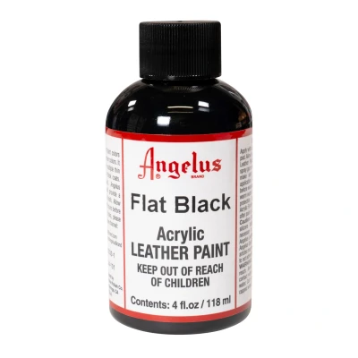 Imagen de Pintura para Cuero Angelus Negra Mate