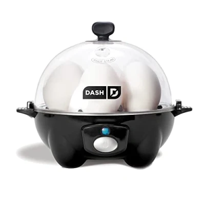Imagen de Dash DEC005BK BLACK 6 Egg Rapid Cooker w/ Poaching Tray &amp; Measuring Cup by