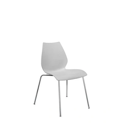 Imagen de Kartell Maui Silla Standard de Oficina Sin Reposabrazos, Gris Claro, Set 2