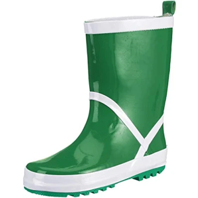 Imagen de Playshoes Botas de Goma, lluvia Unisex niños, Verde, 22/23 EU