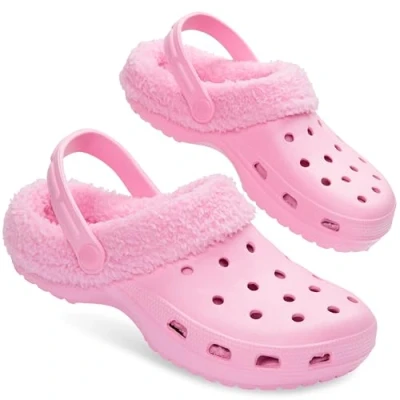 Imagen de CityComfort Zuecos Invierno con Forro Sherpa para Mujer Regalos Mujeres (Rosa, 35 EU)