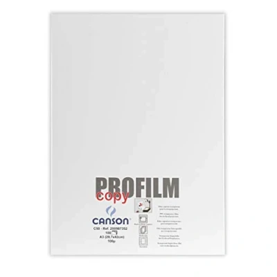 Imagen de Canson Profilm Copy C50 0.1 mm Transparente, Caja A3, 100 hojas