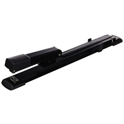 Imagen de Plus Office Grapadora de Brazo Largo 295, Capacidad Grapado 25 Hojas, Manual para Encuadernar con al Centro, Oficina 150 Grapas