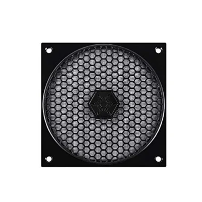 Imagen de SilverStone Technology SST FF121B Tek Filtro de ventilador ultrafino 120 mm con refrigeración magnética, paquete 2
