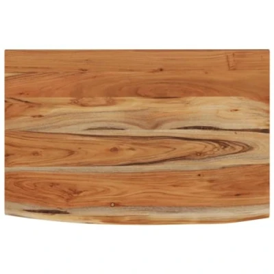 Imagen de vidaXL Estante Pared Rectangular Madera Acacia Borde Vivo 50x30x2,5 cm
