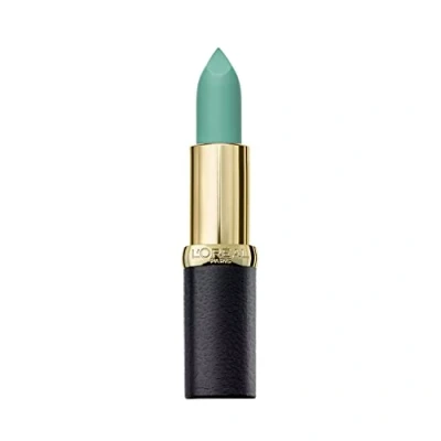 Imagen de L’Oréal Paris LMU RAL CRMatteNu 909 Amulet barra de labios Verde Mate 4,54 g Barras (Verde, Amulet, 1 Colores, Hidratante, Mujeres, #B2a99f)