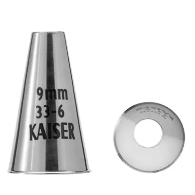 Imagen de Kaiser Profi Deko Center Boquilla Lisa, Acero Inoxidable
