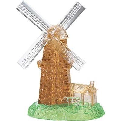 Imagen de HCM Kinzel Crystal Puzzle 59169 en 3D, diseño de Molino Viento (Jeruel 59169)