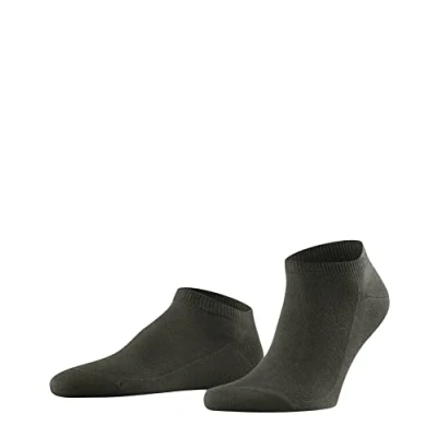 Imagen de FALKE Family M SN algodón sostenible corte unicolor 1 par, Calcetines cortos Hombre, Verde (Military 7826) nuevo ecológico, 39 42