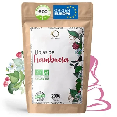 Imagen de Te Hojas de Frambuesa Organico 200g Cura Bienestar Frambuesa: Infusión Final del Embarazo, Tila Lactancia, Reglas dolorosas Raspberry Leaf Tea