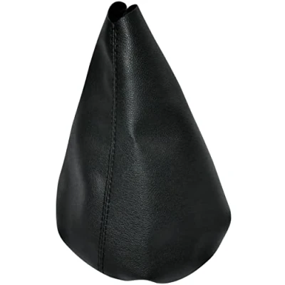 Imagen de AERZETIX C58751 Funda para palanca de cambios compatible con Citroen Nemo, Fiat Qubo, Fiorino 3, Peugeot Bipper 2008 a 2016 color: negro en piel sintética