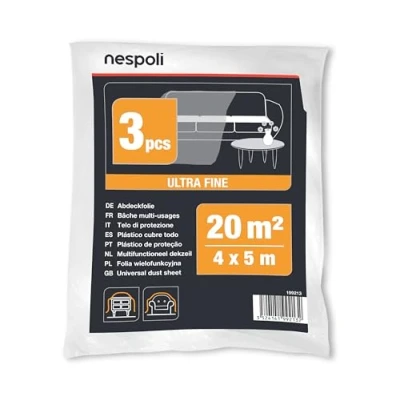 Imagen de Nespoli Juego de 3 lonas cubretodo 4 x 5 m