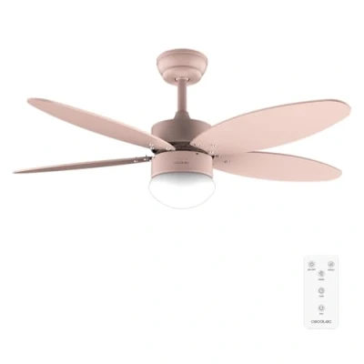 Imagen de Cecotec Ventilador de Techo con luz EnergySilence Aero 4260 Full Orange 40 W motor DC y 42 LED, Mando a distancia, Temporizador, 6 Velocidades 5 Aspas Reversibles