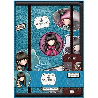 Imagen de Santoro Gorjuss Carpeta de Almacenamiento para tu colección Sellos Caucho, Multicolor