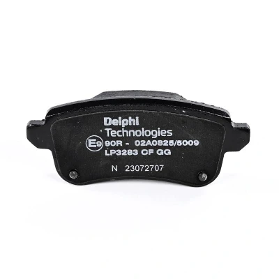 Imagen de DELPHI LP3283 Juego de pastillas freno no preparado para indicador desgaste Chapa antichirridos con accesorios RENAULT: Espace 5, Megane 4