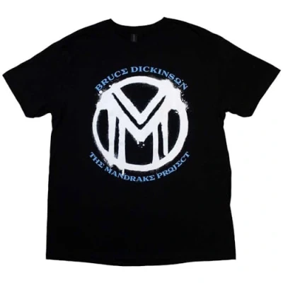 Imagen de Rock Off officially licensed products Bruce Dickinson The Mandrake Project Camiseta, Negro, XL