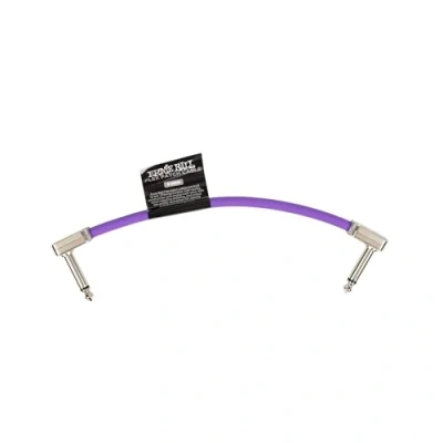 Imagen de Ernie Ball Cable de conexión flexible 15,24 cm, color morado, individual