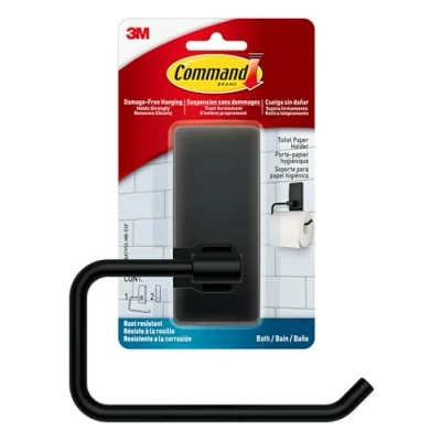 Imagen de Command Soporte para Papel higiénico [extraíble]: 1 (Negro Mate)