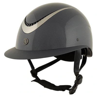 Imagen de BR casco de equitación Th√ ta Plus Shiny 52 / 54 Negro