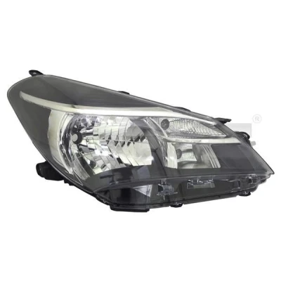 Imagen de TYC 20 15517 15 2 Faros derecha H4, W21/5W con luz diurna para circulación por la sin electromotor TOYOTA: Yaris III Hatchback