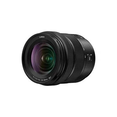 Imagen de Panasonic LUMIX S R2060E Objetivo (20 60 mm, F3.5 5.6, tamaño de filtro 67 resistente a salpicaduras agua y protección contra el frío) negro