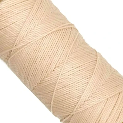 Imagen de Linhasita Bobina hilo encerado 100gr / 170 metros 1 mm de grosor poliester (Crudo)