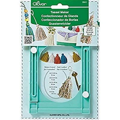 Imagen de Clover Confeccionador de borlas, Plástico, Multicolor, Grande