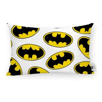 Imagen de BELUM Funda de cojín 100% algodón Batman White C 30x50cm, Suave, Varios tamaños, Multicolor