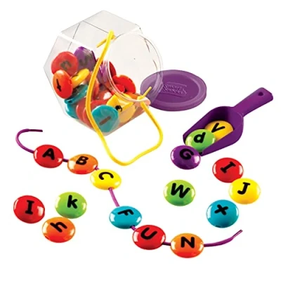 Imagen de Learning Resources Caramelos con el abecedario para ensartar Smart Snacks