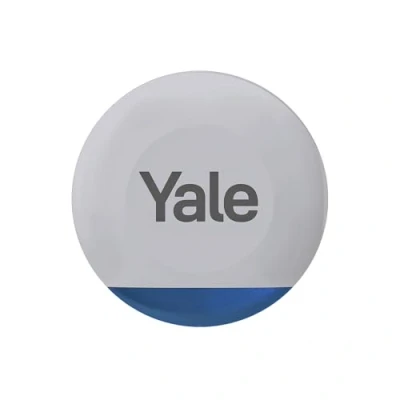 Imagen de Yale Sirena exterior gris ajustable hasta 100 dB Luces LED intermitentes Resistente a la intemperie Alerta en tiempo real Tecnología Horizon+ Alcance de 1km