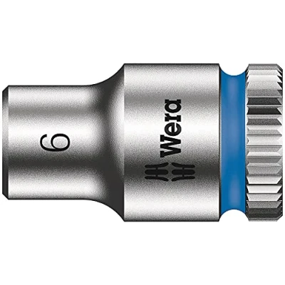 Imagen de WERA 05003505001 8790 HMA Zyklop Nuss 6,0 Llave de vaso con arrastre 1/4&quot;