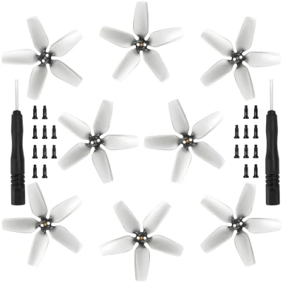 Imagen de Hélices para dji Avata Reemplazo de Cuchillas Accesorios bajo Ruido Drone exclusivos Tornillos y Destornilladores 8 Piezas