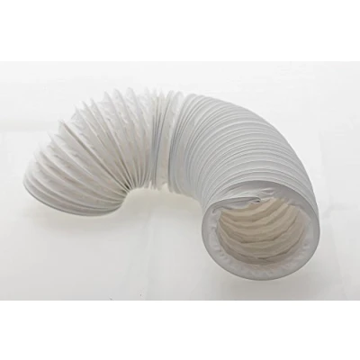 Imagen de Daniplus Tubo de salida aire (PVC, diseño flexible, 100/102 mm diámetro, 6 m largo, compatible con instalaciones acondicionado, secadoras o campanas extractoras)
