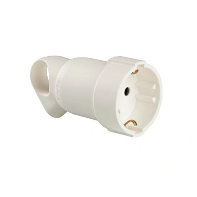 Imagen de Legrand, Base enchufe Schuko, anillo tirador, Blanco