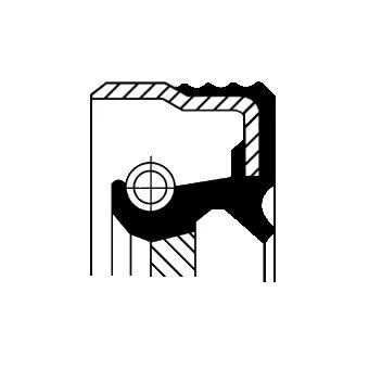 Imagen de Anillo retén, transmisión automática CORTECO 49489929