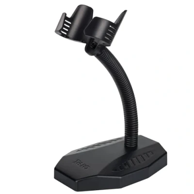 Imagen de Tera Soporte Universal para escáner de código Barras, Manos Libres, Lector Cabezal Ajustable en ángulo y Altura, supermercado, Tienda minorista, Biblioteca, almacén