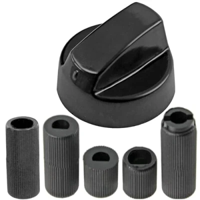 Imagen de SPARES2GO Interruptor de perilla control compatible con freidora aire Tower (paquete 1, negro)