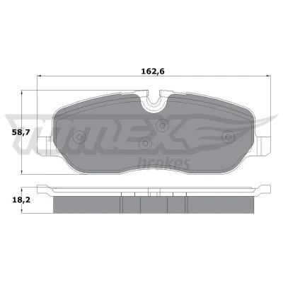 Imagen de TOMEX brakes TX 17 71 Juego de pastillas freno Eje delantero preparado para indicador desgaste LAND ROVER: Range Rover Sport, 3